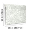 Modern Acanthus Premium Peel + Stick Wallpaper Peel and Stick Wallpaper York Wallcoverings   