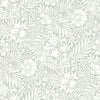 Modern Acanthus Premium Peel + Stick Wallpaper Peel and Stick Wallpaper York Wallcoverings Roll Vintage Duck Egg 