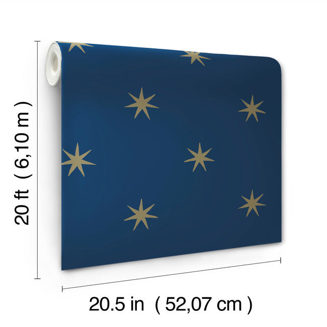 Star Splendor Premium Peel + Stick Wallpaper Peel and Stick Wallpaper York Wallcoverings   