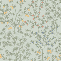 Lemon Grove Premium Peel + Stick Wallpaper Peel and Stick Wallpaper York Wallcoverings Roll Vintage Duck Egg 