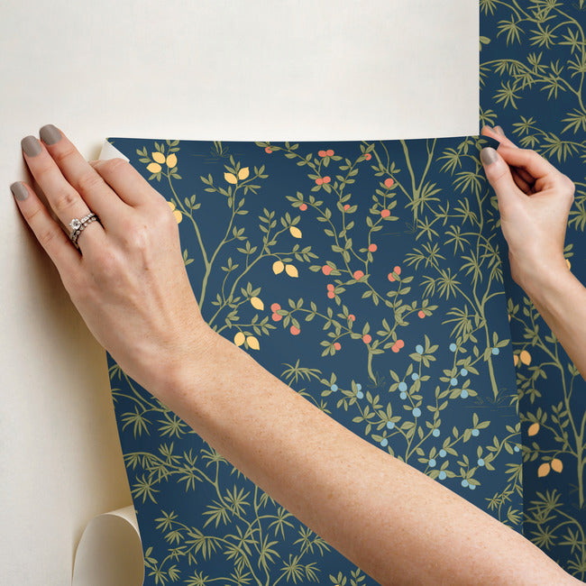 Lemon Grove Premium Peel + Stick Wallpaper Peel and Stick Wallpaper York Wallcoverings   