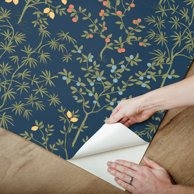 Lemon Grove Premium Peel + Stick Wallpaper Peel and Stick Wallpaper York Wallcoverings   