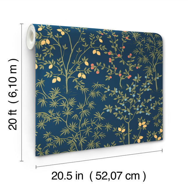 Lemon Grove Premium Peel + Stick Wallpaper Peel and Stick Wallpaper York Wallcoverings   