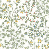 Lemon Grove Premium Peel + Stick Wallpaper Peel and Stick Wallpaper York Wallcoverings Roll White 