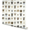 Dog Days Premium Peel + Stick Wallpaper Peel and Stick Wallpaper Rifle Paper Co.   