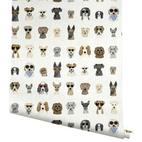 Dog Days Premium Peel + Stick Wallpaper Peel and Stick Wallpaper Rifle Paper Co.   