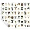 Dog Days Premium Peel + Stick Wallpaper Peel and Stick Wallpaper Rifle Paper Co.   