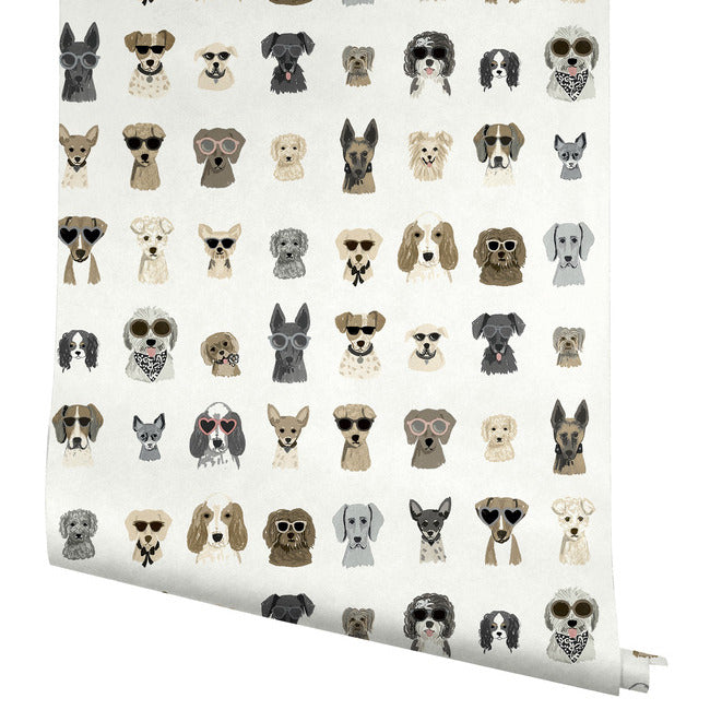 Dog Days Premium Peel + Stick Wallpaper Peel and Stick Wallpaper Rifle Paper Co.   