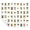 Cool Cats Premium Peel + Stick Wallpaper Peel and Stick Wallpaper Rifle Paper Co.   