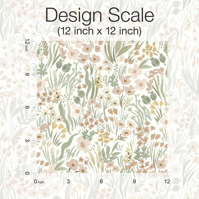 Lea Premium Peel + Stick Wallpaper Peel and Stick Wallpaper Rifle Paper Co.   