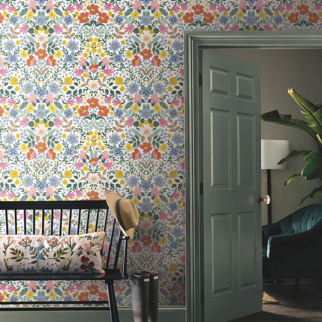Bramble Garden Premium Peel + Stick Wallpaper Peel and Stick Wallpaper Rifle Paper Co.   