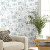 Renewed Floral Premium Peel + Stick Wallpaper Peel and Stick Wallpaper York Wallcoverings   