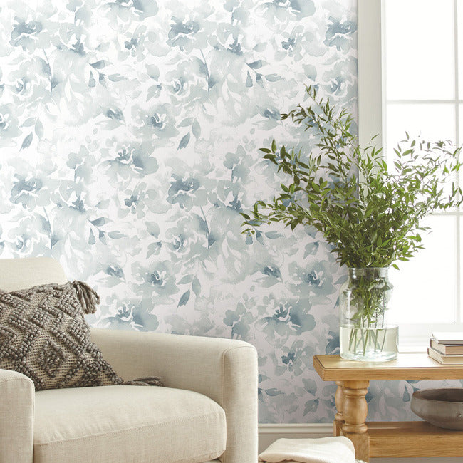 Renewed Floral Premium Peel + Stick Wallpaper Peel and Stick Wallpaper York Wallcoverings   