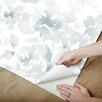 Renewed Floral Premium Peel + Stick Wallpaper Peel and Stick Wallpaper York Wallcoverings   