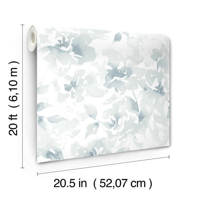 Renewed Floral Premium Peel + Stick Wallpaper Peel and Stick Wallpaper York Wallcoverings   