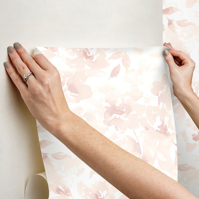 Renewed Floral Premium Peel + Stick Wallpaper Peel and Stick Wallpaper York Wallcoverings   