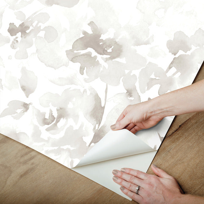 Renewed Floral Premium Peel + Stick Wallpaper Peel and Stick Wallpaper York Wallcoverings   