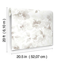Renewed Floral Premium Peel + Stick Wallpaper Peel and Stick Wallpaper York Wallcoverings   