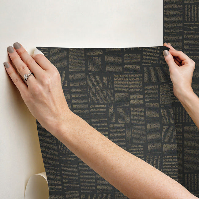 Crafted Editorial Premium Peel + Stick Wallpaper Peel and Stick Wallpaper York Wallcoverings   