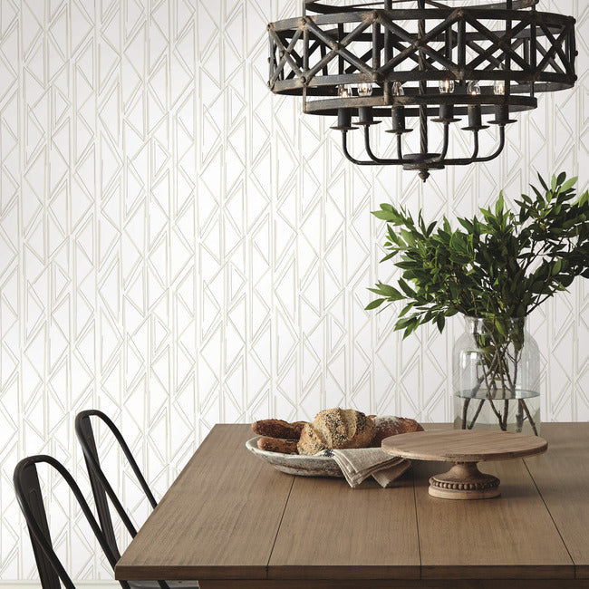 Sideways Sketch Premium Peel + Stick Wallpaper Peel and Stick Wallpaper York Wallcoverings   
