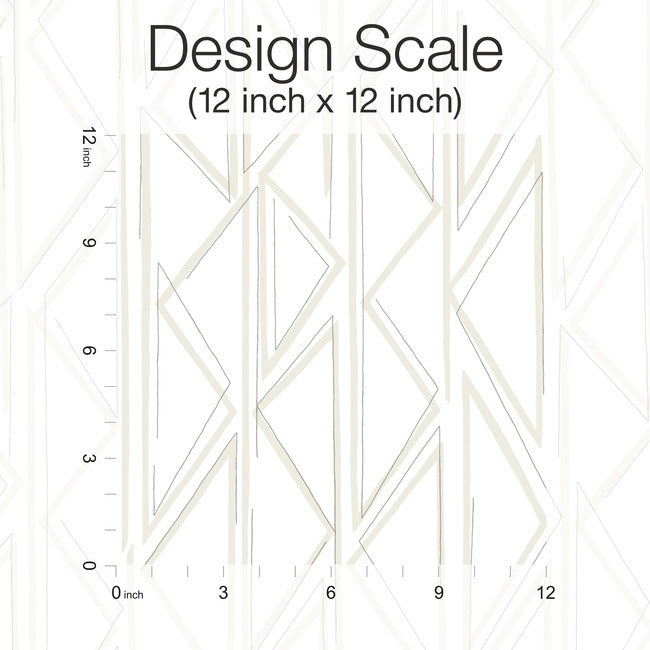 Sideways Sketch Premium Peel + Stick Wallpaper Peel and Stick Wallpaper York Wallcoverings   