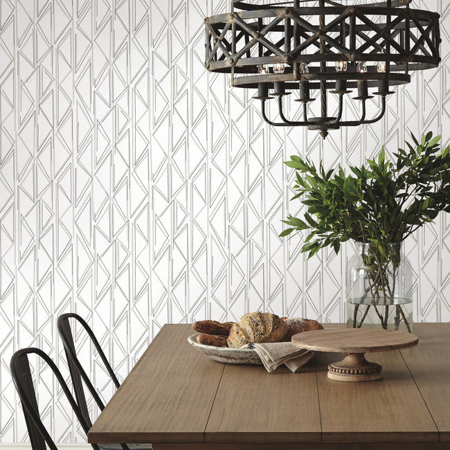 Sideways Sketch Premium Peel + Stick Wallpaper Peel and Stick Wallpaper York Wallcoverings   