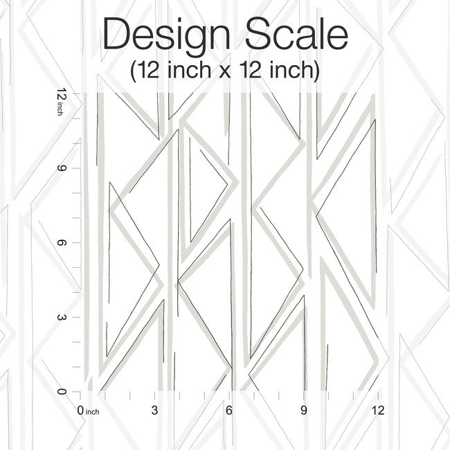 Sideways Sketch Premium Peel + Stick Wallpaper Peel and Stick Wallpaper York Wallcoverings   