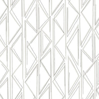Sideways Sketch Premium Peel + Stick Wallpaper Peel and Stick Wallpaper York Wallcoverings Roll Grey 