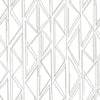 Sideways Sketch Premium Peel + Stick Wallpaper Peel and Stick Wallpaper York Wallcoverings Roll Grey 