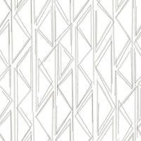 Sideways Sketch Premium Peel + Stick Wallpaper Peel and Stick Wallpaper York Wallcoverings Roll Grey 