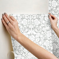 Fairy Tales Premium Peel + Stick Wallpaper Peel and Stick Wallpaper York Wallcoverings   