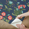 Heirloom Floral Premium Peel + Stick Wallpaper Peel and Stick Wallpaper York Wallcoverings   