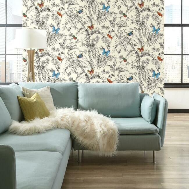 Papillon Wallpaper Wallpaper Ashford House   