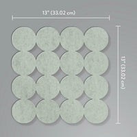 Modern Circles Acoustical Peel + Stick Tiles Acoustical Peel + Stick Tiles QuietWall   