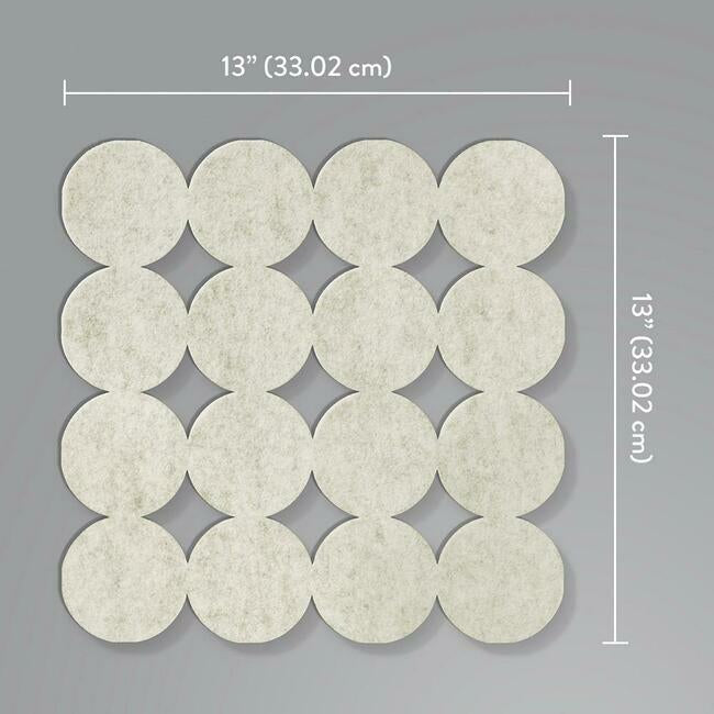 Modern Circles Acoustical Peel + Stick Tiles Acoustical Peel + Stick Tiles QuietWall   