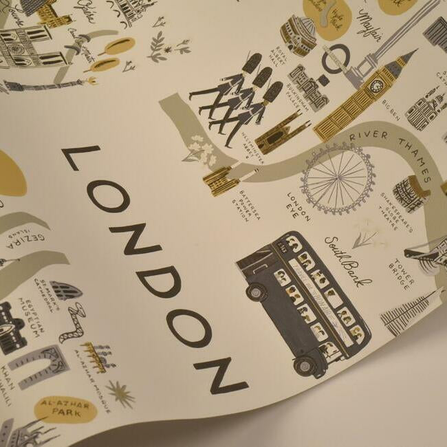 City Maps Wallpaper Wallpaper Rifle Paper Co.   