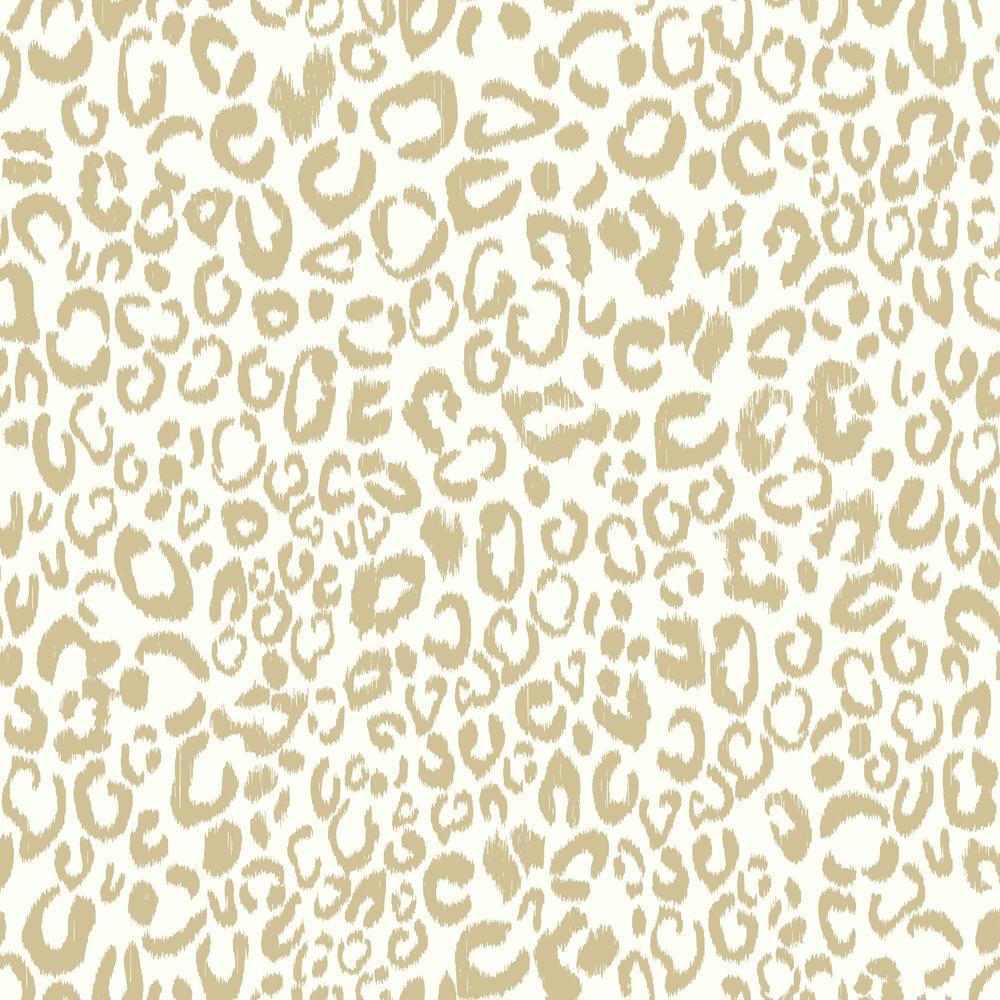 Leopard Peel And Stick Wallpaper Peel and Stick Wallpaper RoomMates Roll  