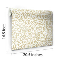 Leopard Peel And Stick Wallpaper Peel and Stick Wallpaper RoomMates   