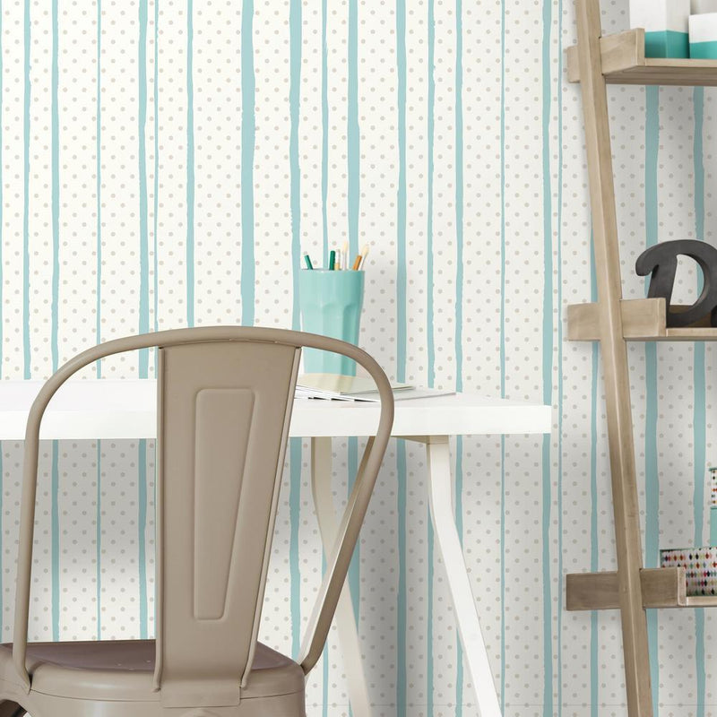 All Mixed Up Peel and Stick Wallpaper Peel and Stick Wallpaper RoomMates   