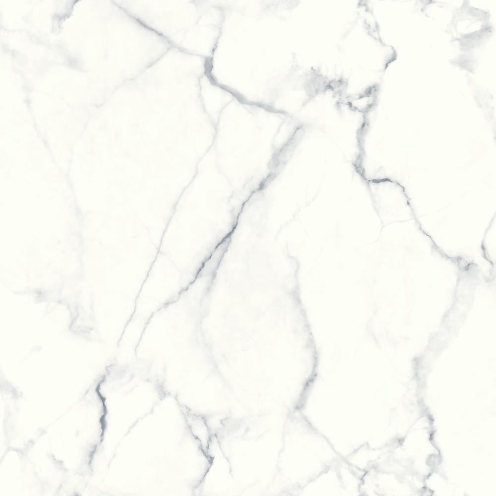 Carrara Marble Peel and Stick Wallpaper Peel and Stick Wallpaper RoomMates Roll  