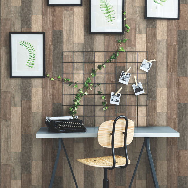 Weathered Wood Peel and Stick Wallpaper Peel and Stick Wallpaper RoomMates   
