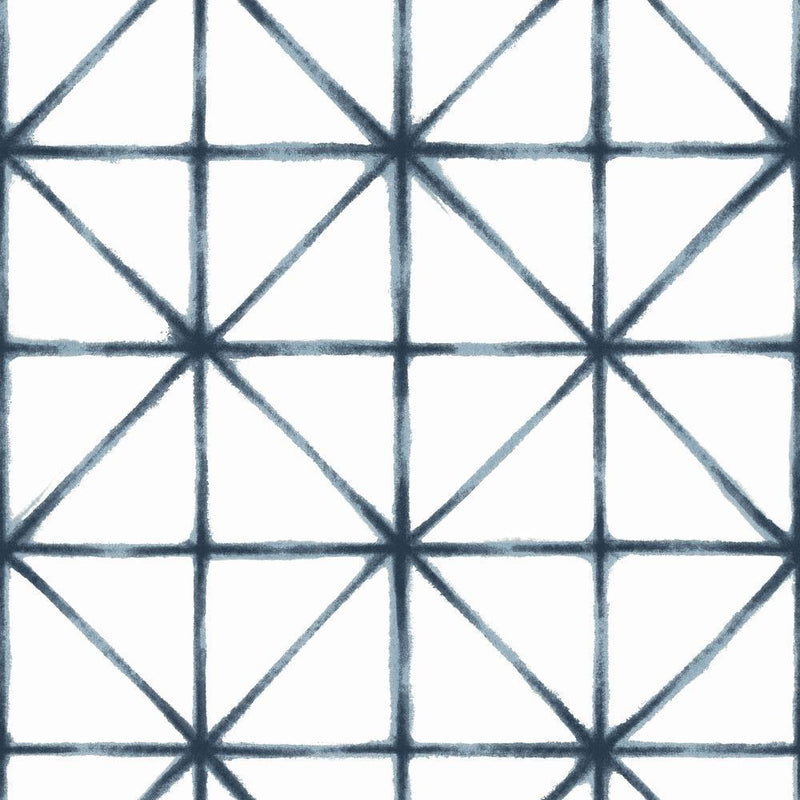 Modern Abstract Peel and Stick Wallpaper Peel and Stick Wallpaper RoomMates Roll Blue 