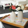 Synchronized Floral Pink Peel and Stick Wallpaper Peel and Stick Wallpaper RoomMates   