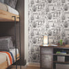 Star Wars Blueprint Peel & Stick Wallpaper Peel and Stick Wallpaper RoomMates   
