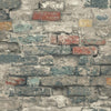 Brick Alley Peel & Stick Wallpaper Peel and Stick Wallpaper RoomMates Roll  