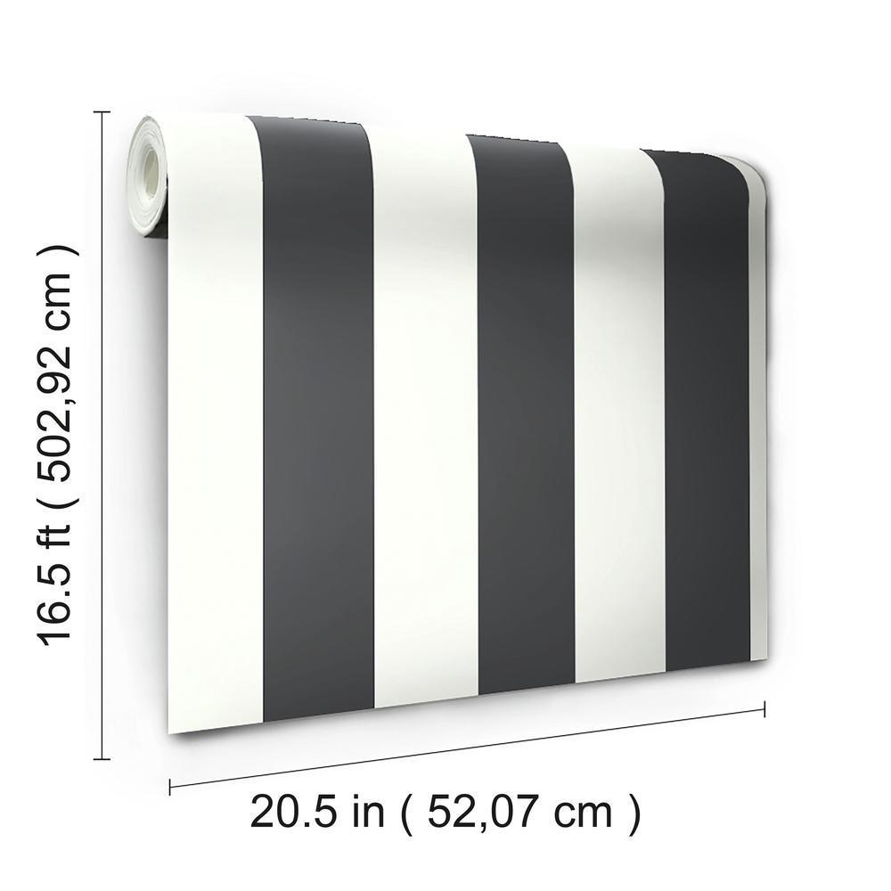 Awning Stripe Peel and Stick Wallpaper Peel and Stick Wallpaper RoomMates   
