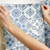 Mediterranean Tile Peel and Stick Wallpaper Peel and Stick Wallpaper RoomMates   