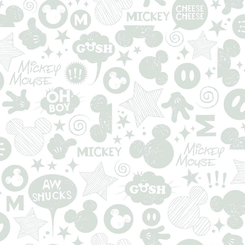 Disney Mickey Mouse Icons Peel and Stick Wallpaper Peel and Stick Wallpaper RoomMates Roll  