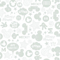 Disney Mickey Mouse Icons Peel and Stick Wallpaper Peel and Stick Wallpaper RoomMates Roll  