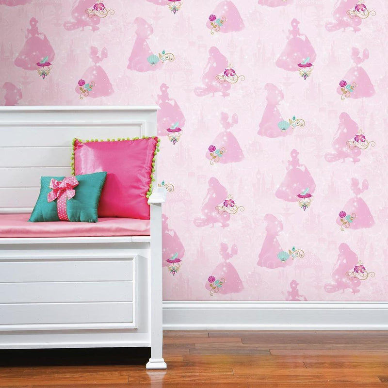 Disney Princess Peel and Stick Wallpaper Peel and Stick Wallpaper RoomMates   